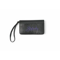 Black Lexi Leather Wristlet Wallet
